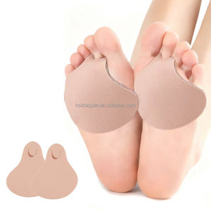 Tissu doublé Gel <span class=keywords><strong>orteil</strong></span> lisseur attelle coussin coussinets orthèses semelles à talons hauts chaussures métatarsiennes endoloris avant-pied soulagement de la douleur du pied - Product Image 5