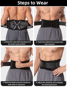 Ceinture de soutien lombaire abdominale élastique réglable et efficace - Product Image 5