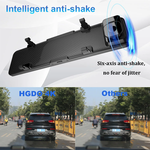 12 ''Màn hình cảm ứng gương Dash Cam 4K 2160P Car DVR GPS Wifi ống kính kép phía trước và 1080p <span class=keywords><strong>Rear</strong></span> <span class=keywords><strong>View</strong></span> gương xe máy ảnh - Product Image 3
