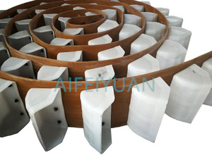 Lift plastik ember mesin penggiling beras ember lift Cup untuk lift conveyor grain dengan baut dan sabuk konveyor - Product Image 3