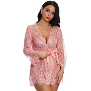 Ropa <span class=keywords><strong>de</strong></span> <span class=keywords><strong>Mujer</strong></span> <span class=keywords><strong>de</strong></span> Verano, Nuevo Vestido Midi Sexy Transparente con Cordones y Encaje - Product Image 2