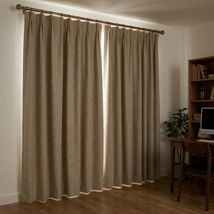 Tissu pour rideaux occultants en <span class=keywords><strong>lin</strong></span> <span class=keywords><strong>Mousse</strong></span>, largeur 280-320 cm, 35% coton, 65% polyester, pour salon, chambre à coucher # MSM - Product Image 2
