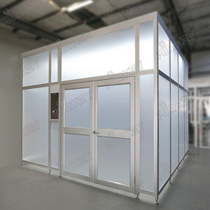 USP797 800 Stérile GMP Pharmaceutique Composé Cleanroom Cabine Propre Installation Rapide ISO5 ISO7 Cleanroom Modulaire - Product Image 3