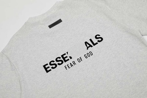 T-Shirt Fear <span class=keywords><strong>God</strong></span> Streetwear per Uomo, 100% Cotone, Design Personalizzato di Alta Qualità, Moda Oversize con Strass 3D in Rilievo - Product Image 6