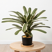 Semprotan Daun Agave Palsu Berwarna-warni, Dedaunan Tropis untuk Dekorasi Pesta Pernikahan Indoor Outdoor