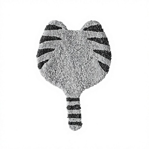 Cat-Shaped Shoe-Changing Stool Cushion-Stylish Commercial Decor for Retail Spaces Cold-Proof Velvety Flocking <b>Chair</b> <b>Pad</b> - Product Image 5