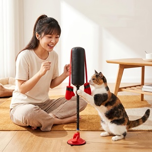 Juguete Interactivo de Boxeo para Gatos, Pelota de Ejercicio para Mascotas con Ventosa, Juguete de Rompecabezas para Jugar en Interiores - Product Image 1