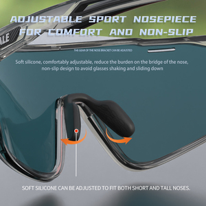 Gafas de Ciclismo Antivaho Nano con Marco TR90 y Lentes de PC UV400, Gafas Deportivas Resistentes al Viento para Ciclismo de Carretera y Montaña - Product Image 6