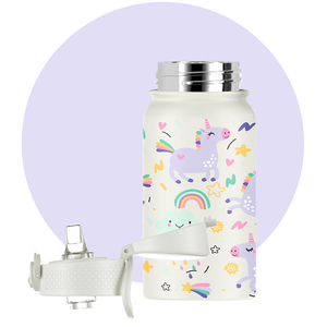 ขวดน้ำสแตนเลสเก็บอุณหภูมิขนาด 350 มล. แบบกำหนดเอง เป็นมิตรกับสิ่งแวดล้อม พร้อมหลอดดูด ปลอดสาร BPA ดีไซน์ใหม่สำหรับเด็ก - Product Image 5