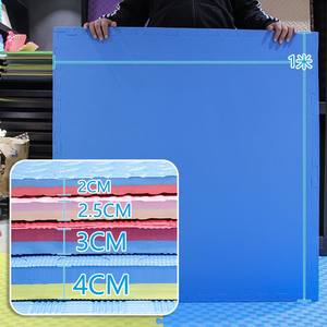 Tapis de sol en mousse EVA 1m x 1m 2cm d'épaisseur, antidérapant, carré, couleur unie, pour salle de sport, maternelle, salon, chambre, bureau - Product Image 1