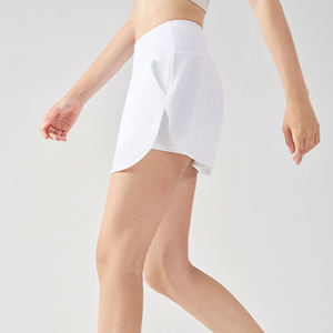 Jupe de tennis anti-UV, nouveau style d'été, taille haute, amincissante, jupe-short de sport pour femme avec poches latérales, jupe de yoga sportive - Product Image 5