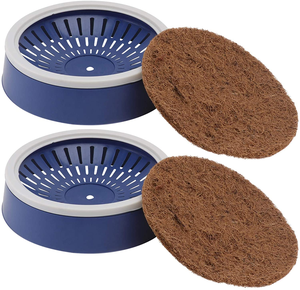 QA <strong>Pigeon</strong> Plastic Nest Bird <strong>Nesting</strong> Bowls Quails Breeding Hatching Nest <strong>Box</strong> with Coconut Palm Mat - Product Image 1