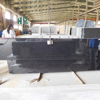 Granit Noir Naturel Poli « Black Galaxy » Demi-Dalles de Pierre de Granit Noir pour Plans de Travail