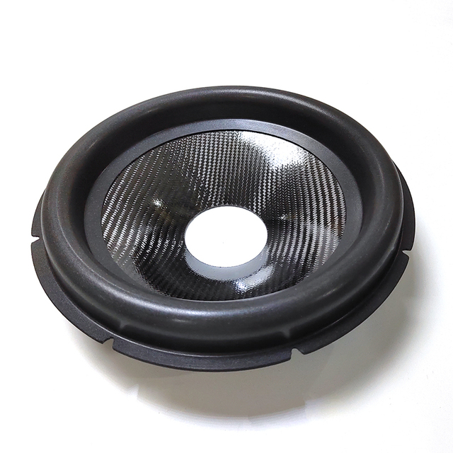 GZ1281--High Quality 12inch Tall Roll Subwoofer Parts Carbon Fiber Cone 78mm VCID for Car Audio