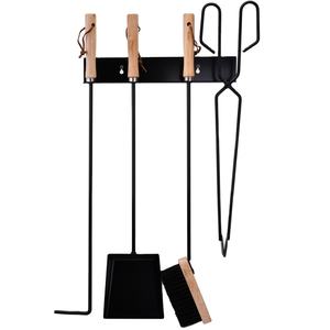 <span class=keywords><strong>Pince</strong></span> à feu en acier au carbone de 49cm, accessoires de cheminée, ensemble d'outils, <span class=keywords><strong>pince</strong></span> à feu - Product Image 6