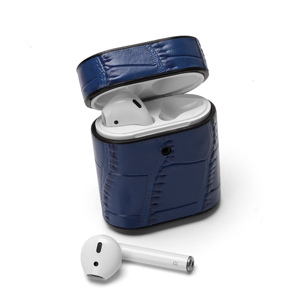 <span class=keywords><strong>Custodia</strong></span> in Pelle Portatile Personalizzabile con Logo e Portachiavi, Cover Protettiva Premium per Air-Pods Pro Max - Product Image 1