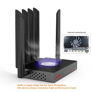 Router <span class=keywords><strong>Wifi</strong></span> 5G M12K43 baru AX3000 Cat19 antena eksternal jaring WiFi6 Dual Band ubah IMEI LockBand Router 5G dengan Slot kartu Sim