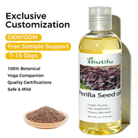 Huile Végétale Pure de Graines de Perilla – Huile Cosmétique Apaisante et Nourrissante pour Peaux Sensibles et Sèches, Cheveux, Massage, Fabrication Artisanale de Savons