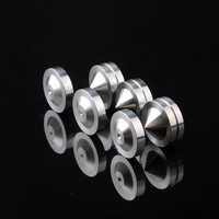 Goujons de pied absorbant les chocs audio haut de gamme, amplificateur de puissance pour lecteur CD, coussinets de pied absorbant les chocs pour haut-parleur, acier 304