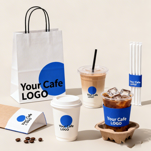 Factory Custom Printing Eco-friendly Durable Kraft <b>Paper</b> Coffee Bag for One Cup Two Cups Four Cups Takeaway - Product Image 6