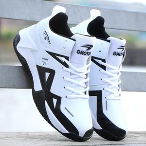Nuevo Modelo 2026, Zapatos Casuales de Cuero para Hombre, Estilo Deportivo, para Estudiantes a la Moda, Estilo Baloncesto - Product Image 2
