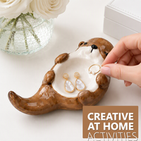 Kit de pâte à modeler séchant à l'air pour bijoux animaux, plateau inclus, kit de bricolage avec outils de sculpture, logo personnalisé