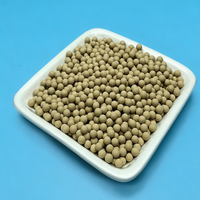 Séparateur moléculaire Pingxiang Dai-Er 3A, déshydratant sphérique/cylindrique, taille de pores de 3 angstroms, 0,3 nm, adsorption d'eau statique de 21 %, 70 N