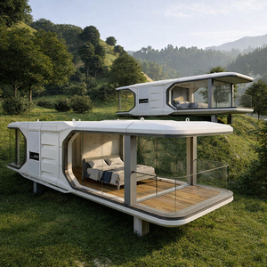 Casa Cápsula Espacial Panorámica de Lujo, Casa Móvil Modular Prefabricada para Complejos Turísticos de Montañ<span class=keywords><strong>a</strong></span> y Hoteles Eco-Glamping - Product Image 1