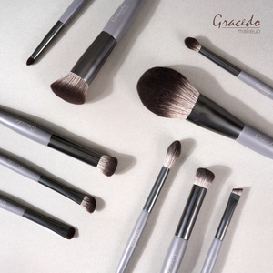 Juego de 10 Brochas de Maquillaje de Fábrica, Herramientas de <span class=keywords><strong>Belleza</strong></span> para Rostro Completo, Mango de Madera Duradero Certificado - Product Image 3