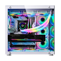 Gabinete para PC Gamer SNOWMAN Full Tower, Blanco, para Placas Base M-ATX y ATX