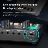 Carte son et interface audio OEM M8 Live avec effets de mixage DJ et changeur de voix stéréo