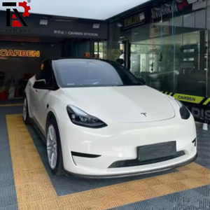 Pour Tesla Model <span class=keywords><strong>Y</strong></span> <span class=keywords><strong>M</strong></span>-Style lèvre avant, fibre de carbone humide avec haute brillance et ajustement parfait - Product Image 4