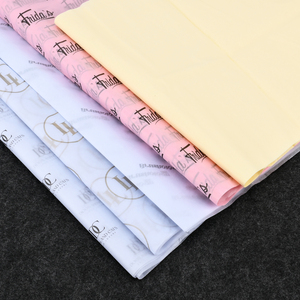 하이 퀄리티 도매 사용자 정의 인쇄 로고 선물 포장 종이 의류 티슈 종이 포장 꽃 초콜릿 - Product Image 5