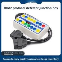 Detector de Protocolo OBDII Transfronterizo, Caja de Conexión OBD para Automóvil OLIVER, Compatible con 12V