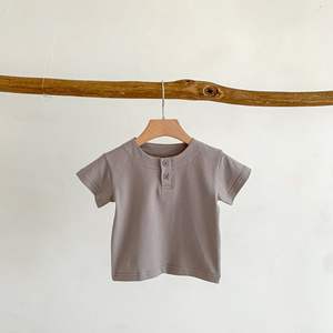 ベビーサマーサスペンダー半袖Tシャツワッフルベアツーピーススーツ - Product Image 5