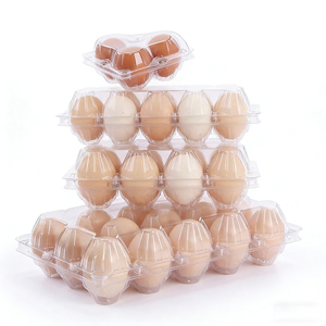 Plateau à œufs transparent en plastique alimentaire multi-trous, 30 alvéoles, pour œufs de poule, vente en gros directe usine - Product Image 3