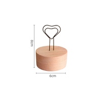 Support de table en bois personnalisé pour mémos, photos et cartes de nom – Idéal pour restaurants et mariages (vente en gros)