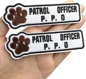 定制Pat名称贴片可拆卸战术钩环Velcro贴片刺绣服务导盲犬线束训练背心贴片 - Product Image 2