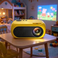 Mini Proyector de Regalo para Niños, Versión Básica, Proyector Inteligente Portátil para Cine en Casa, Alta Luminosidad, Proyectores LCD Inteligentes