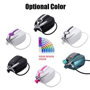 Ensemble <span class=keywords><strong>complet</strong></span> d'aérographe comprenant un aérographe à double action, un compresseur et des accessoires pour la peinture - Product Image 3