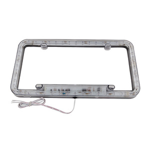 Cadre <span class=keywords><strong>de</strong></span> <span class=keywords><strong>plaque</strong></span> d'immatriculation en plastique personnalisé pour les États-Unis avec télé<span class=keywords><strong>commande</strong></span> - Product Image 1