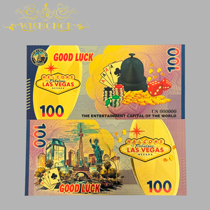 Nouvelle banque d'argent américaine de <span class=keywords><strong>Las</strong></span> <span class=keywords><strong>Vegas</strong></span> 2026 plaquée or 24 carats pour collection - Product Image 2