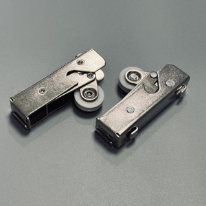 Poleas de tierra de dos ruedas de acero inoxidable de alta resistencia Ruedas largas Accesorios de hardware para puertas y ventanas Rodillos nuevos y mejorados - Product Image 1