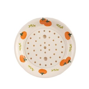 Double Layer Dumpling <b>Plate</b> Round L Size For Home Use Draining <b>Rack</b> - Product Image 5