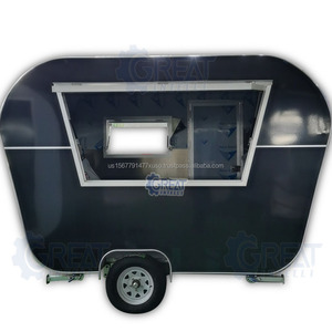 Cupcake Pizza Foodtrucks Réfrigérateur Mobile Avec Café Food Truck Remorque 20Ft Chariot Sur Roues Cuisine Extérieure - Product Image 5