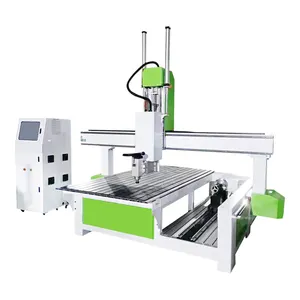 Kepala Putar Ayun Layanan Konsolidasi 1325 5 Sumbu Router Cnc 5D Mesin Router Cnc 5 Sumbu Ukiran Kayu