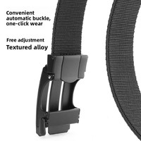 Ceinture tactique élastique de 4 cm de large pour homme, boucle à verrouillage automatique en alliage de zinc, nouvelle mode, haute qualité, extensible, pour le golf