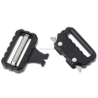 Connecteur tactique à dégagement rapide latéral en métal de 26 mm, qualité aventure, pour accessoires vestimentaires et colliers pour animaux de compagnie