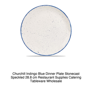 Assiette plate bleu indigo 28,8 cm Churchill Stonecast Speckled Shbiev11 - Product Image 2