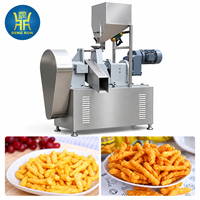 Ligne de production industrielle automatique de Cheetos, Nik Naks, snacks de maïs frit, boucles de maïs, Kurkure, machine extrudeuse